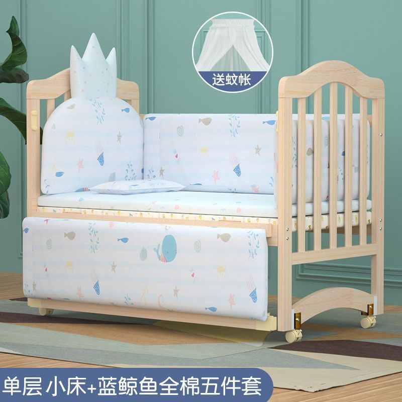 Cuna convertible de madera maciza image 23