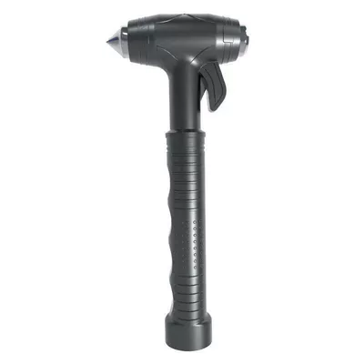 Car Safety Hammer, Multi-Functional Qəza çəkici - multifunctional-safety-hammer-black-tungsten-steel-safety-hammer