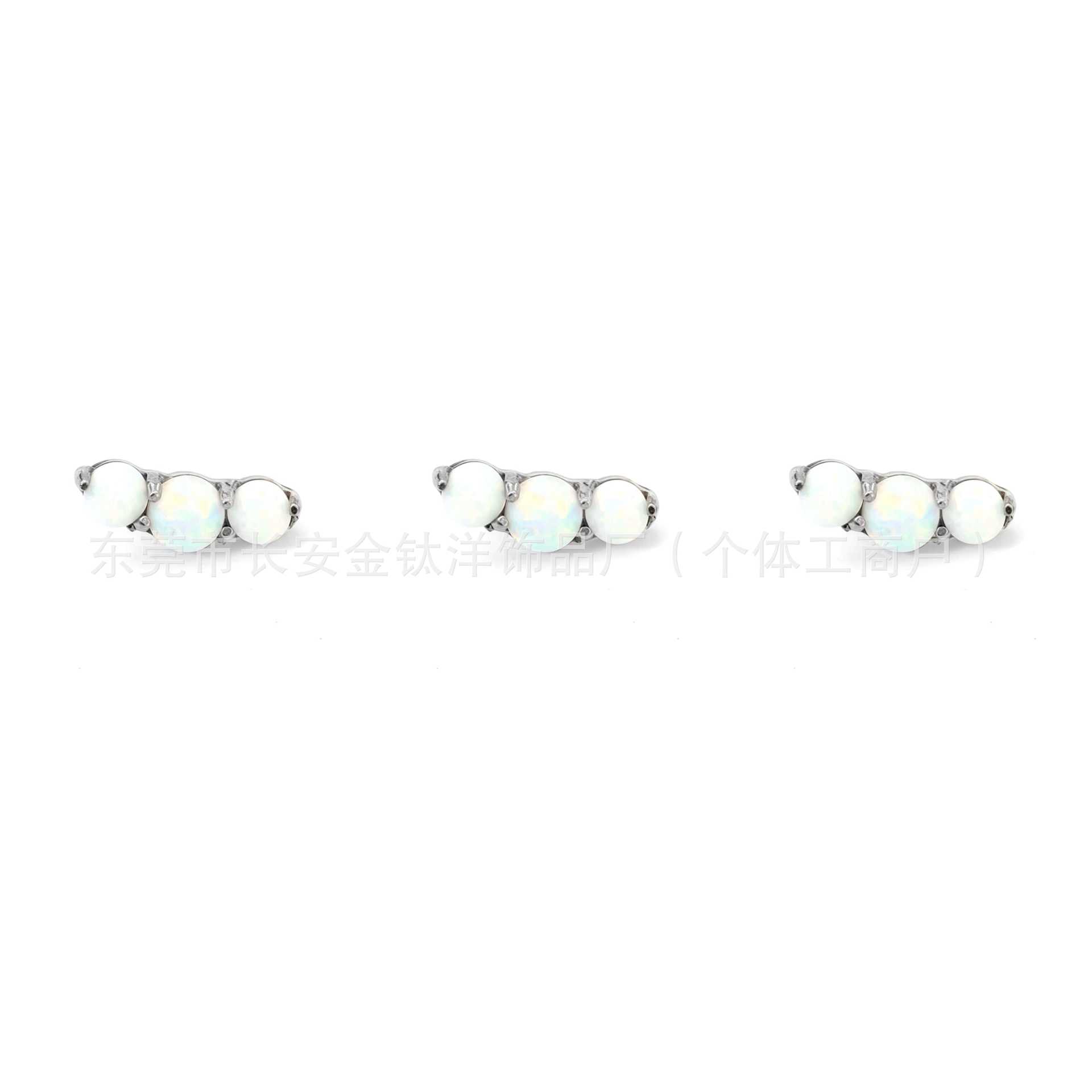 Labret piercing jewelry detail image