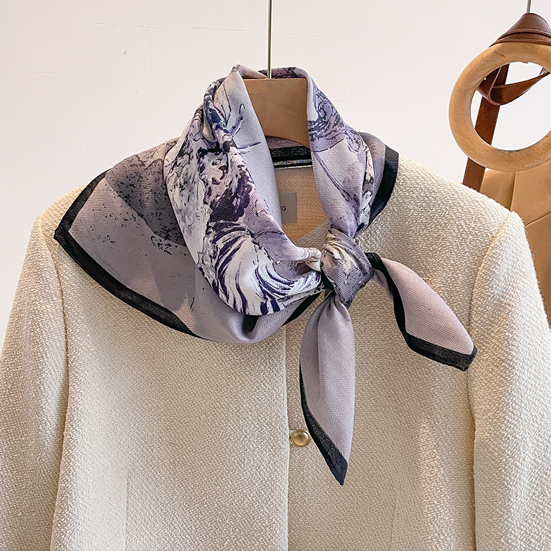 유화 백합-보라색