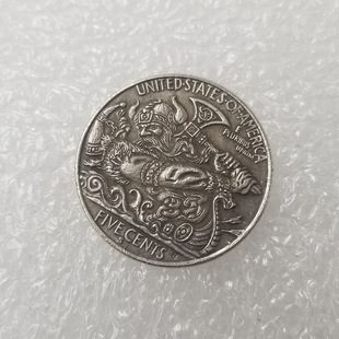 Antique Crafts Tramp Copy Commemorative Coin Do Old Silver Dollar Silver Round Foreign Coin Antique Collection #353-4