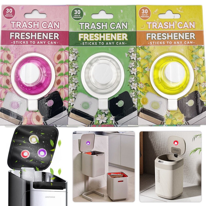 Ready-Stock Plant Extract Air Purifier Kitchen Waste Deodorizer Fragrance Jasmine Rose Trash Can Slow-Release Breathable Freshener