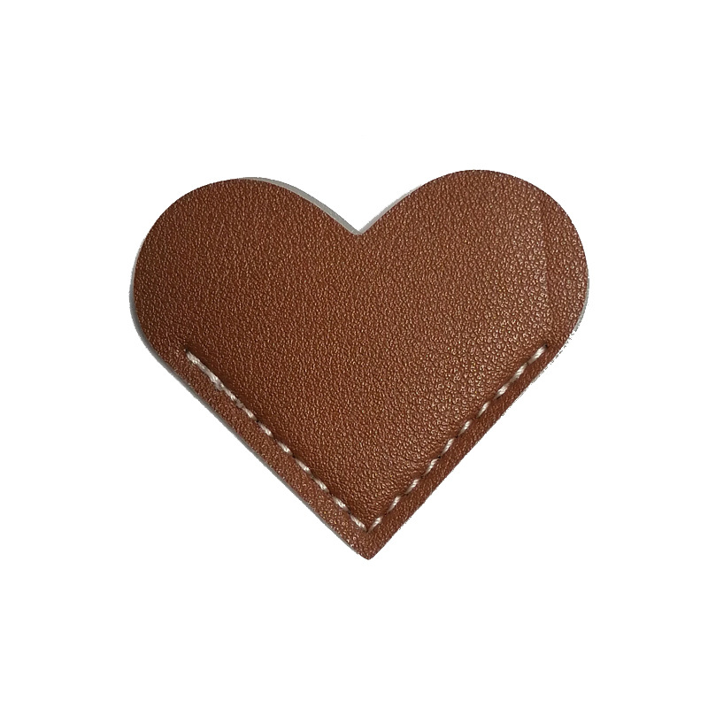 Los fabricantes suministran un gran número de en stock cuero amor notas adhesivas marcador regalo para amigos amor forma marcador pegatinas