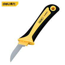 得力工具 7寸防护直刃式电缆剥线刀工业级电工扒线刀 DL385001 2