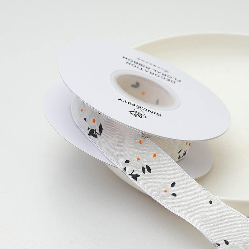 Paño floral de primavera de pensamiento de siete colores con ramo de embalaje hilo de flores envuelto en flores cinta de flores hecho a mano material de bricolaje floristería