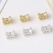 18K����ɫ��ʯС�U������ɢ���׻�ñ��Ͱ��diy�ִ��������