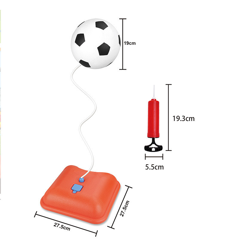 Base de entrenamiento de fútbol para niños transfronterizos con juguetes de pelota entrenador de fútbol interior y exterior con juguetes de pelota de rebote de línea