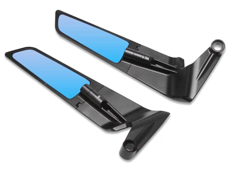 Suitable for Ducati Streetfighter V4, Kawasaki, Honda, and Rizoma monster-style fixed-wing rearview mirrors