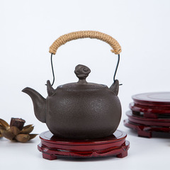 文昌塔花盆圓形木質單層底座茶壺玉器奇石底托工藝品擺件底座木托