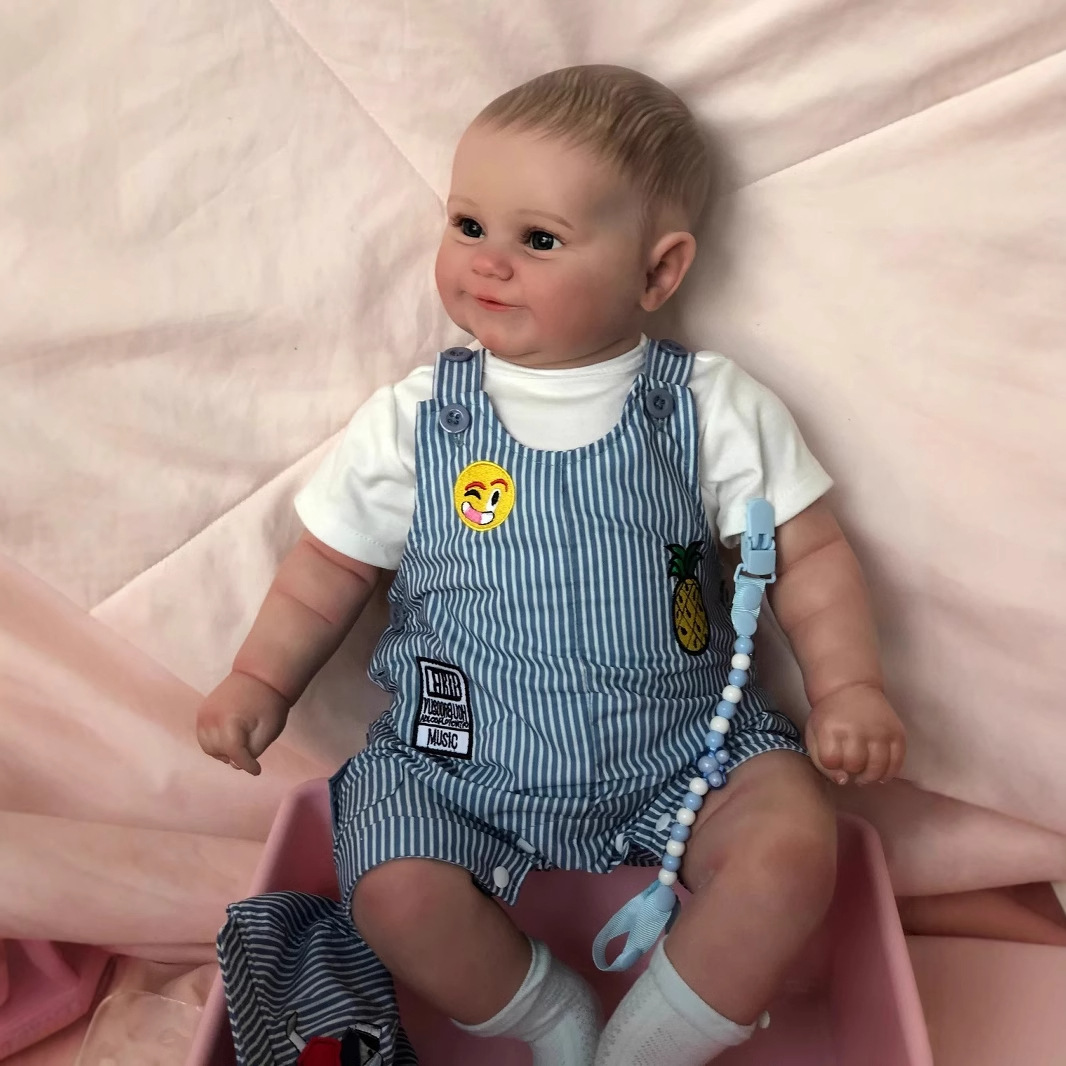 60cm simulación niño bebé renacido bebé muñeca transfronteriza e-commerce suministro de entrega de una sola pieza