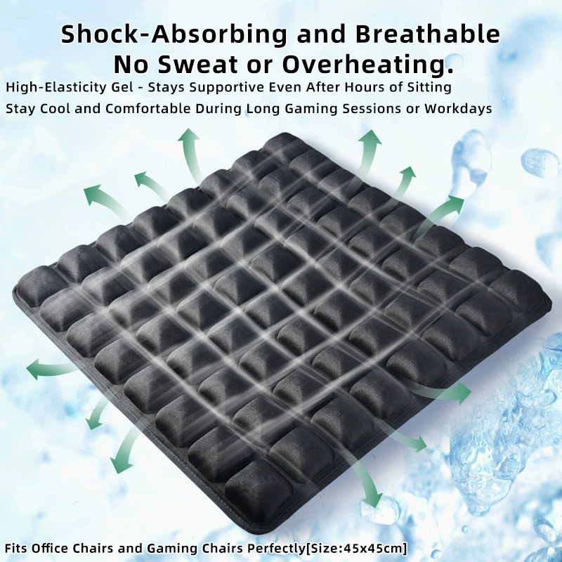 3D офисное кресло Подушка нескользящая сидящая подушка гель декомпрессия против геморроя Автомобильная подушка сиденья через границу