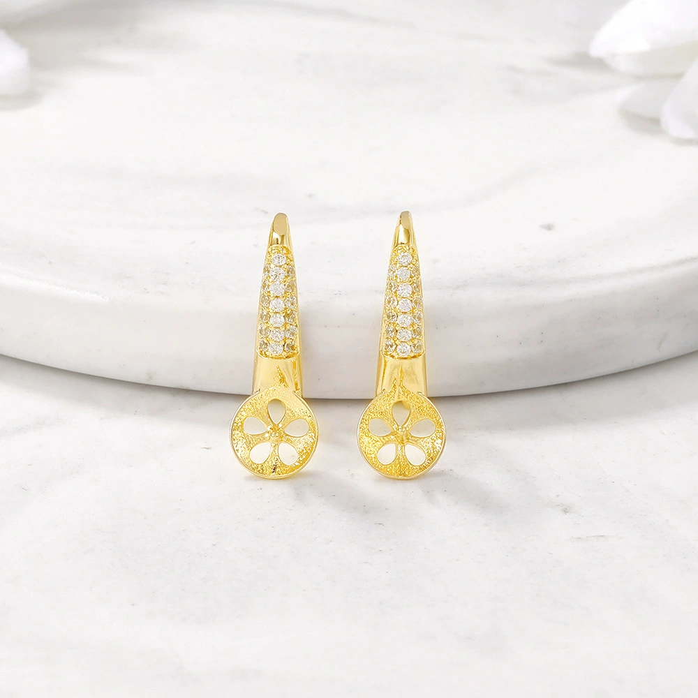 Classic earrings, accessory, accessories, metal material, zirconium, wholesale