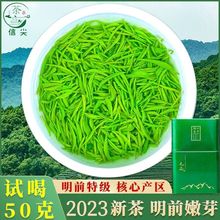 【特级嫩芽1斤】2023正宗明前毛尖绿茶罐装浓香新茶叶批发价