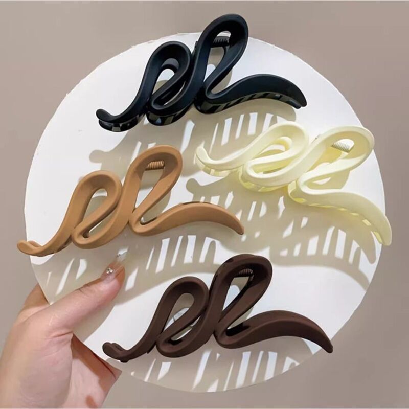 Meet Maillard ~ frosted clip large high-grade hairpin female 2023 New Back Shark clip hair accessories