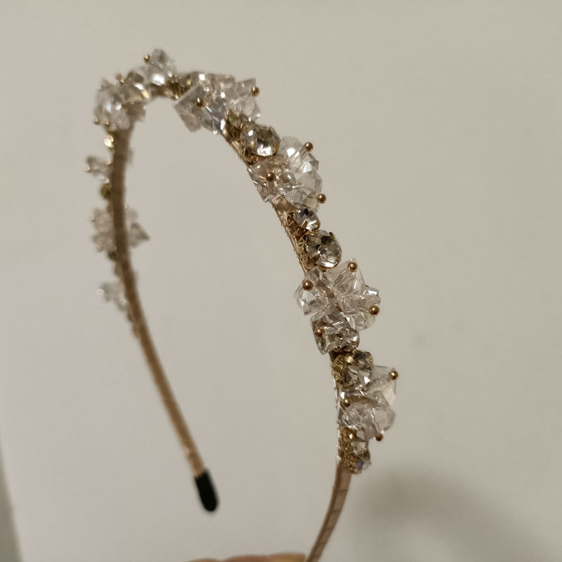 Retro Style Retro Women'S Geometric Alloy Inlay Rhinestones Jewelry Headband