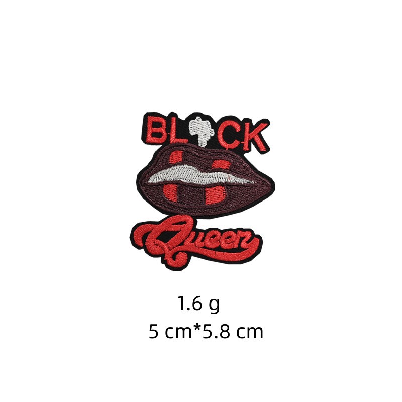 2g Weight Clothing Sticker Patches Classification 1 Piece Quantity Nonwoven, Polyester Material Human, Letter Pattern Cute Style 1 Piece Cute Human Letter Nonwoven Polyester Clothing Sticker Patches 15