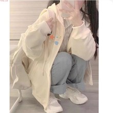 ��ʽ�ɰ���ͨӡ���ٴ���ñ����Ů�ﶬ����С�ڿ���oversize���³�