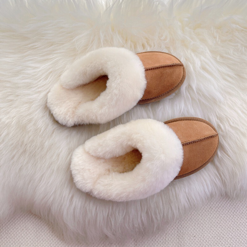 Wholesale Qian Songyi Style Star Slippers, Real Wool Cotton Slippers, Cowhide and Wool Integrated, Extra Large Size for Men and Women, Home Use Wholesale Qian Songyi Style Star Slippers, Real Wool Cotton Slippers, Cowhide and Wool Integrated, Extra Large Size for Men and Women, Home Use