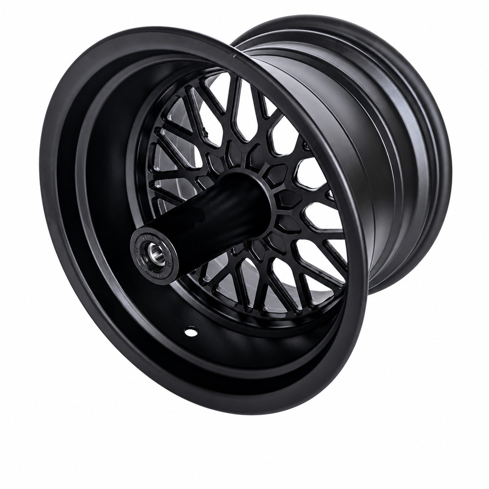 Thickened 10inch Harley electric vehicle aluminum alloy wheel hub, front and rear steel rim wheel hub accessories for scooter modification