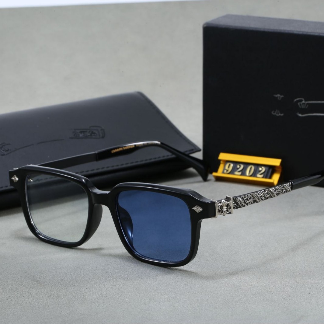 New European and American Crossover Hit Product, High-End Style Flat Glasses with Blue Light Protection, Unisex, Suitable for Driving and Street Photography