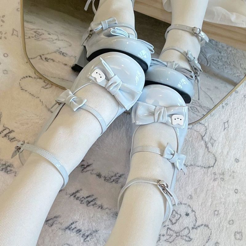 可爱百搭配裙子lolita圆头单鞋2025年新款小个子显高玛丽珍鞋日系|undefined