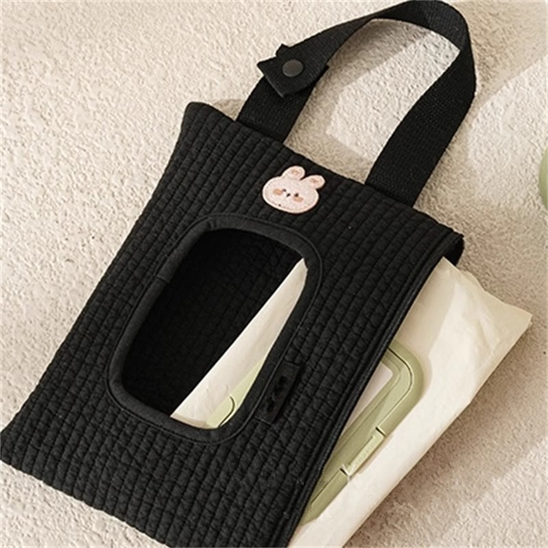 韓国版刺繍小動物アニメかわいいティッシュ収納車用ウェットティッシュ|undefined