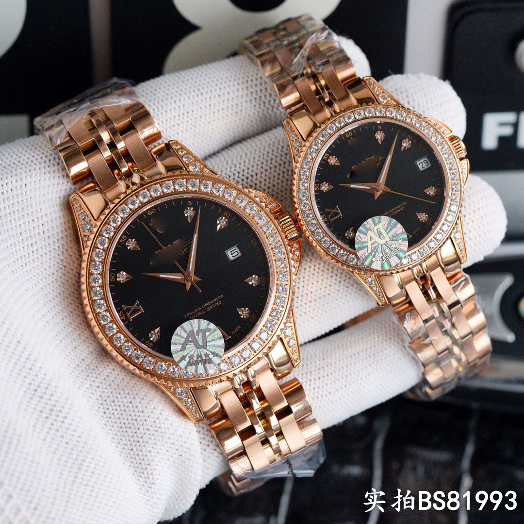 Gs Factory Laojia Diary Type Couple Men's and Women's Automatic Mechanical Diamond Ring Women's Watch Waterproof Automatic Mechanical Watch