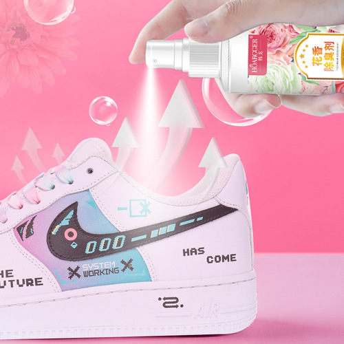 Shoes and Socks Deodorant Floral Foot Odor Spray Shoe Cabinet Sports Shoes Deodorizing Air Freshener