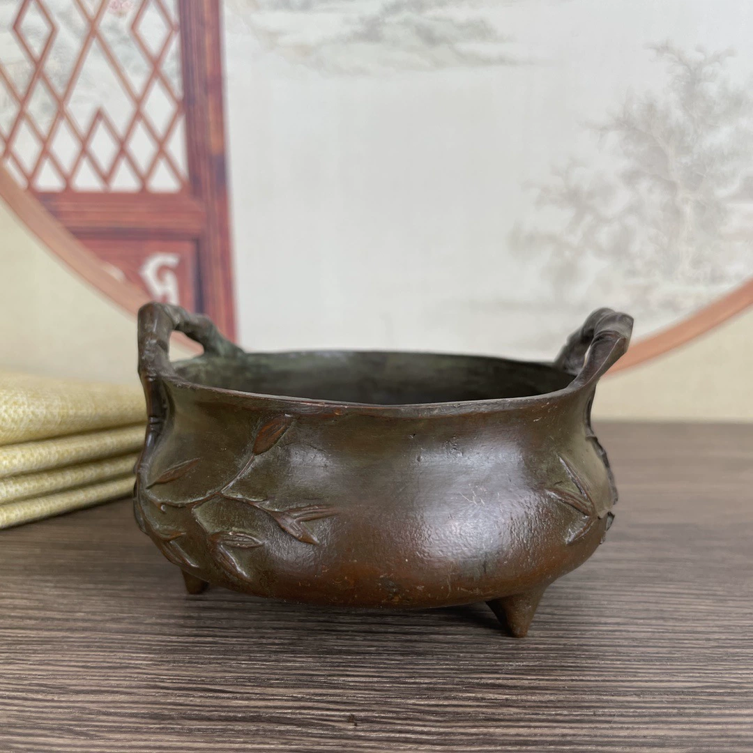 Античная бамбуковая ароматическая печь для ароматизированных ушей