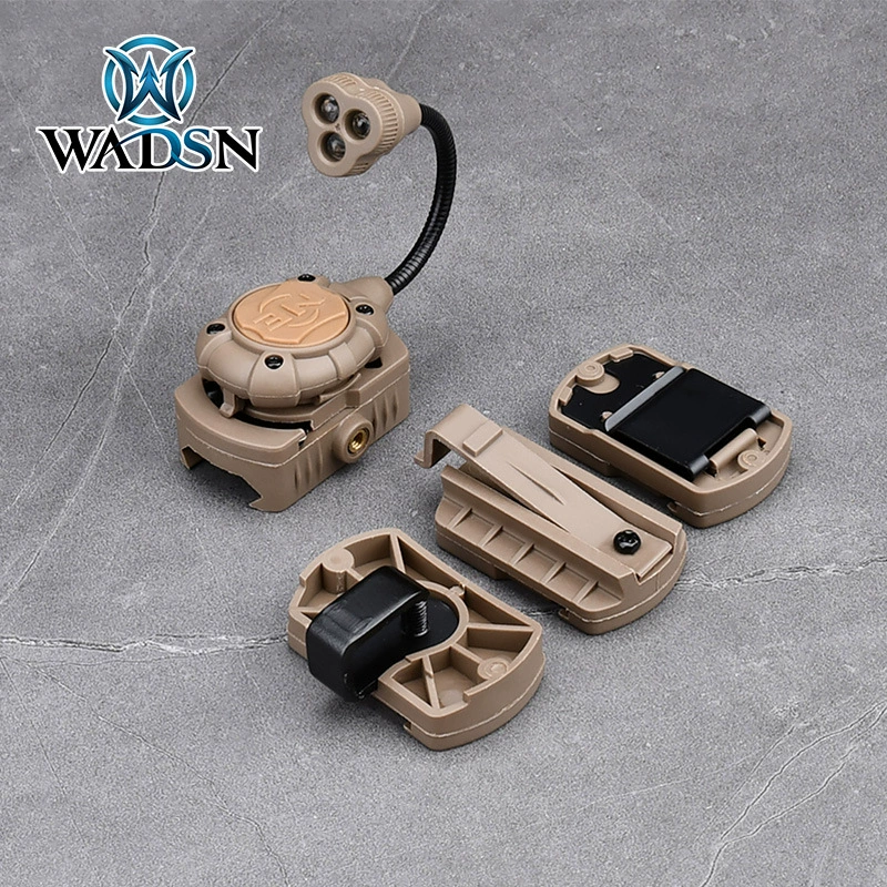 WADSN wardson Быстрый шлем MPLS3 трехглазная змея Освещение Светодиодный свет шлем выживания сигнальная лампа