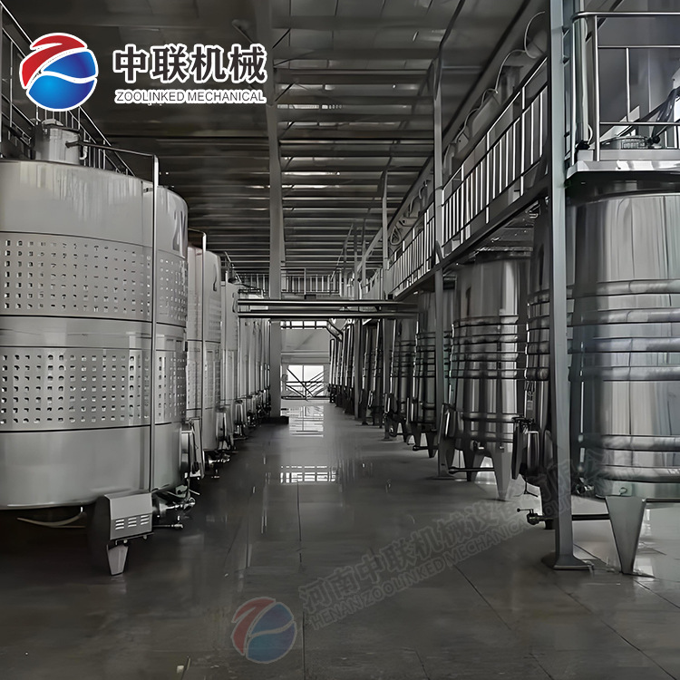 全自动酵素生产设备 成套木瓜酵素加工流水线设备 酵素发酵罐