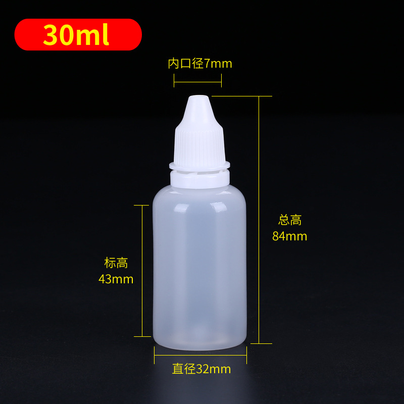 Botellas Goteros 5–50 ml — Botella Plástica con Tapa Antirrobo