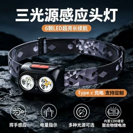 头灯头戴电筒;钓鱼灯;相机三脚架