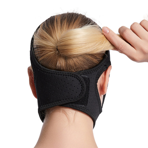 Cross-border hot-selling anti-snoring belt for adults, breathable triangle chin support belt, unisex chin protection belt to prevent snoring