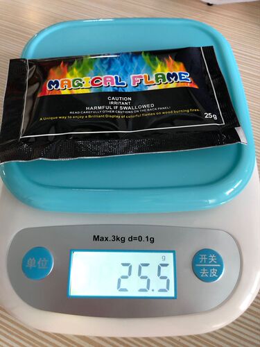Cross-border exclusive magic fire colorful flame powder, magic fire party beach bonfire party supplies
