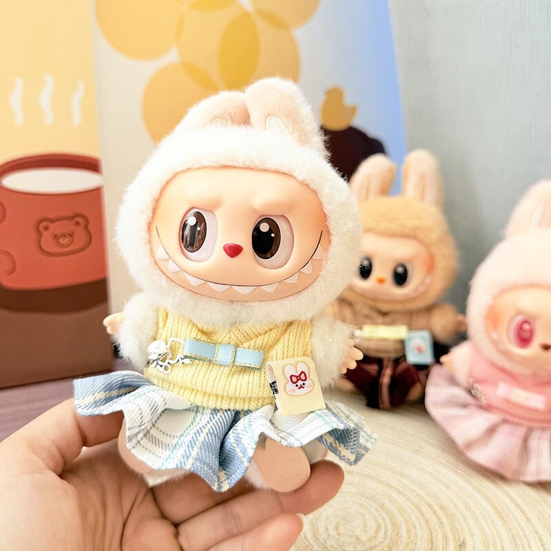 服のみ】第二世代ブラインドボックス ラブブ服 エポキシ樹脂製顔飾り ラブブ シットシットパーティーシリーズ ベビー服 可愛い|undefined