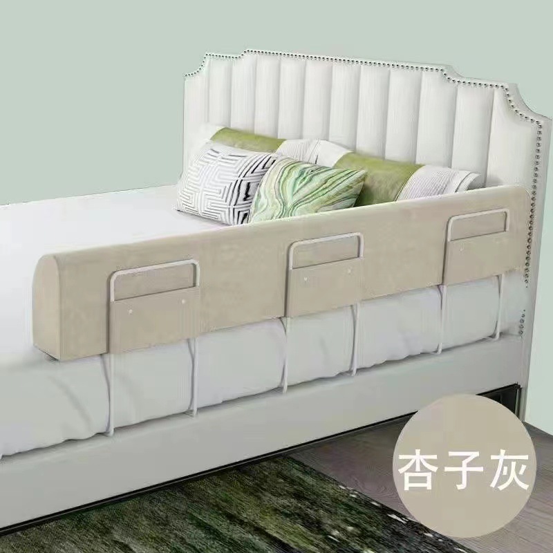 어린이 충돌방지 소프트 침대 서라운드 [플란넬 베이지 원피스]