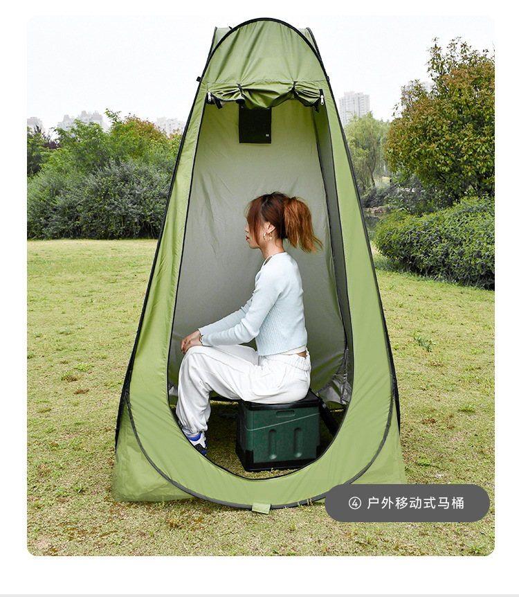 Outdoor Toilet Car Portable Mobile Toilet Foldable Odor-proof Toilet for Adults and Children Self-driving Camping Emergency
