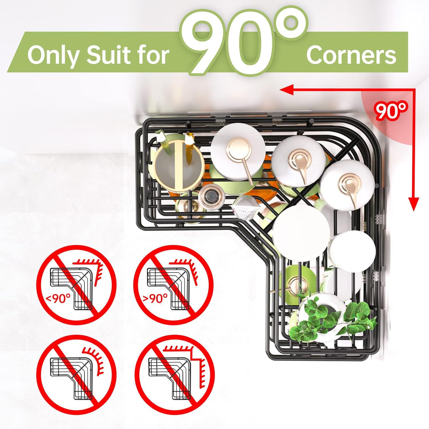 Baño triángulo de almacenamiento rack ponche libre de baño esquina Gel de ducha jabón Almacenamiento de rack cocina condimento rack