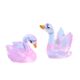 New Cute Luminous Swan Micro Landscape Fish Tank Decorative Ornaments Cartoon DIY Little Swan Resin Accessories