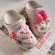 Labubu Clogs Accessories DIY Plush Shoe Charms Compatible with Crocs Clogs Shoe Buckle Decoration