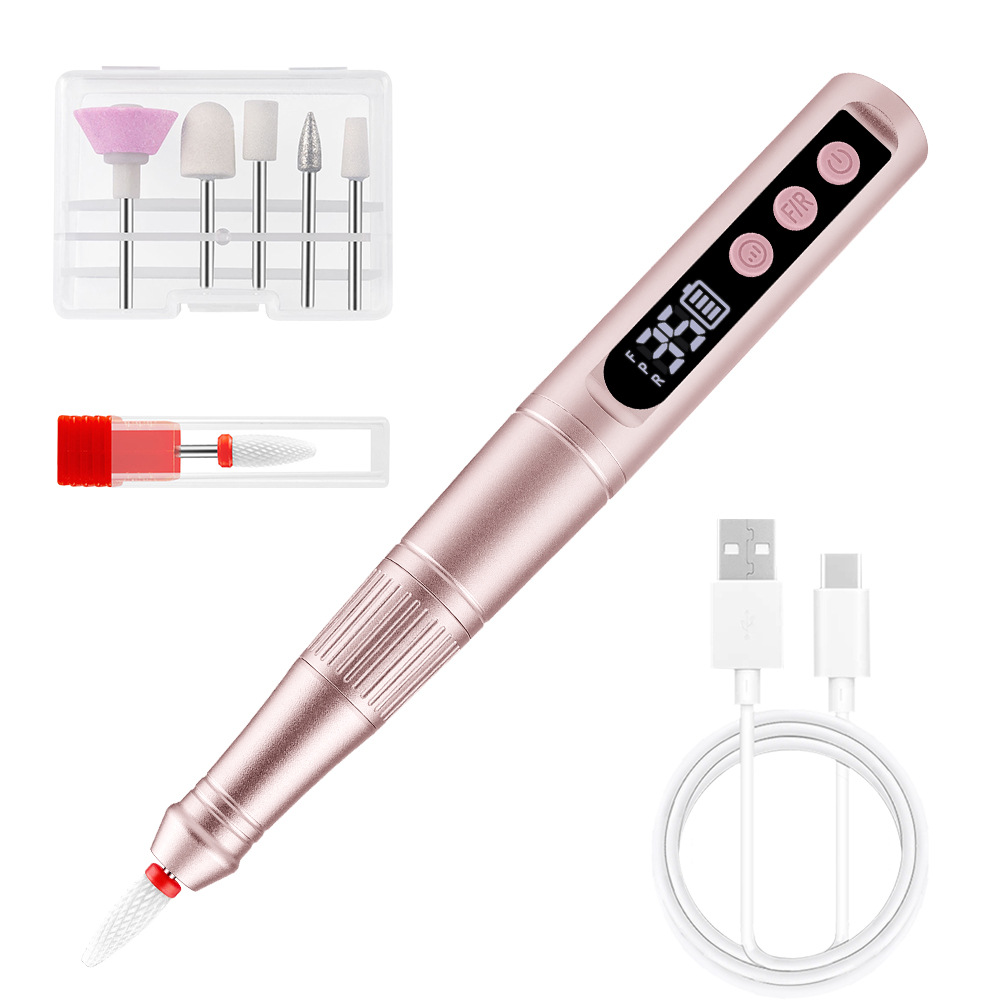 Pulidor de uñas portátil estilo ruso, tipo bolígrafo, herramienta eléctrica para manicura, pulidor de uñas. image 17