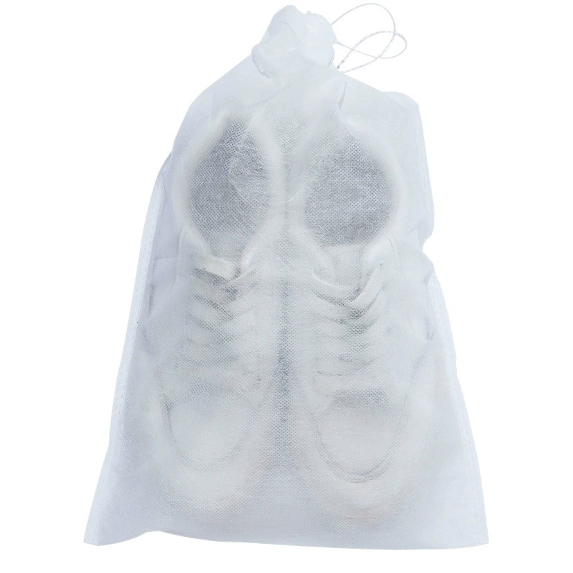 Утолщенный мешок для пыли для обуви, мешок для обуви из нетканого материала, одноразовый мешок для хранения сушки обуви, большой чехол для сушки обуви с защитой от желтения и обеззараживания