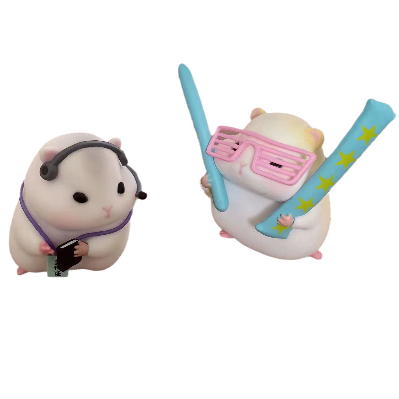 Клак Doll, транспорт, ручка, минифигурка ПВХ, сетка для волос, игрушка, интернет-знаменитость