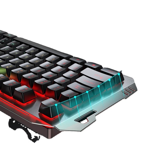 Forerunner 810 Mechanical Feel Keyboard Mouse Headset Set Knob Esports Gaming Laptop Wired