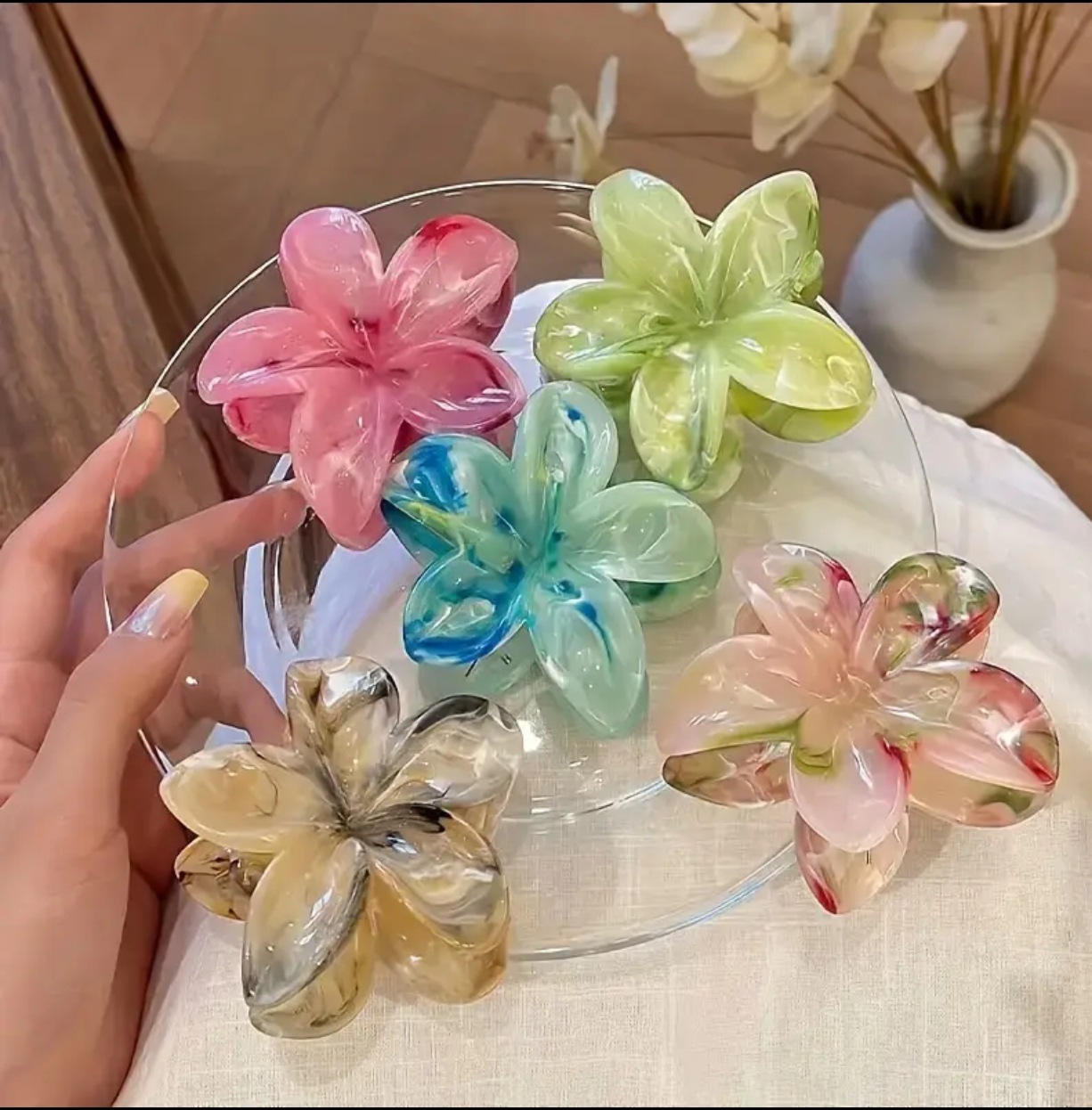 Temperamento transfronterizo simple clip de cabello de cabeza de mujer clip de agarre cuadrado clip de tiburón clip de cabello adornamiento mayorista