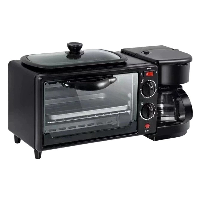 Многофункциональный бытовой прибор «три в одном» для трансграничной торговли, стандарт США 110В/220В, аппарат для завтрака, тостер, мини-печь, оптовая продажа для внешней торговли