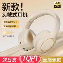 2024年电商新款头戴式无线蓝牙耳机音乐运动游戏超长续航插卡耳麦