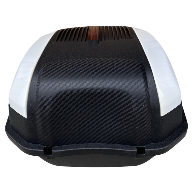 Motorcycle trunk large capacity tram battery car electric car rear backrest tail box extra large storage box anti-shake