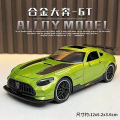 奔驰GTR合金车模型仿真赛车摆件儿童玩具小汽车男礼物收藏